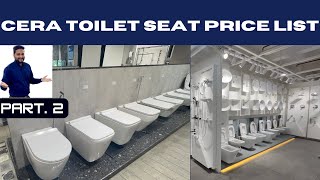 CERA toilet seat price list  best commode toilet in india sanitaryware [upl. by Assi]