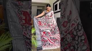 Pen kalamkari sarees cost 3499saree [upl. by Nyleuqcaj]