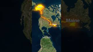 Frontera entre Estados Unidos y Canadá🇺🇸🇨🇦 El Corte  la zona sin árboles más larga 🌲 [upl. by Rases]