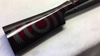 Custom Painted Pierce Engineering FClass 1000 yard Carbon Fiber Rifle Zakk Wylde Bullseye Style [upl. by Melone506]