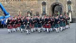 Bagpipers at Edinburgh Castle [upl. by Akedijn]