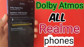 How to use Dolby Atmos in Realme deviceDolby Atmos in Realme phones [upl. by Weir]