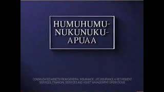 2004 AIG Commercial Tashkent and HumuhumuNukunaukuApuaa  Aired July 24 2004 [upl. by Edia643]