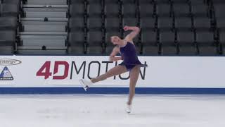 Maryn Pierce  Senior Women Short Program  2025 Eastern Sectional Singles Final [upl. by Tillfourd340]