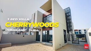 Spacious 3 Bed Villa in Cherrywoods Dubai Land  Dubai [upl. by Enelam]