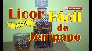 Receita Licor de Jenipapo  Fácil [upl. by Can952]