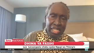 NGUGI WA THIONGO IS A LEGEND  THE RIVER BETWEEN ONE OF HIS BEST WRITINGS [upl. by Eiltan]