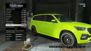 How to make a Police Ford Explorer in GTA V Online Benefactor XLS [upl. by Osei540]