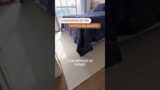 DICAS PARA TER UM TAPETE NO QUARTO [upl. by Anyotal]