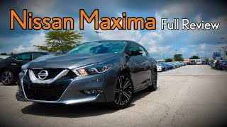 2017 Nissan Maxima Full Review  S SV SL SR SR Midnight amp Platinum [upl. by Anirdua671]