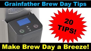 The Grainfather  Brew Day Tips [upl. by Tiffy412]