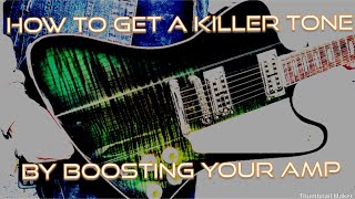 🎸How To Get A KILLER Rock Guitar Tone  Using Pedals As A BOOST [upl. by Cutcliffe]