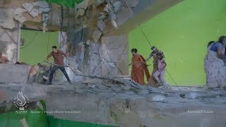 Spyder Movie VFX Scenes [upl. by Alleahcim]