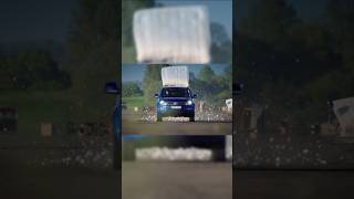 Drag race with fully loaded pickups grandtour cars automobile [upl. by Emiolhs877]