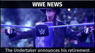 The Undertaker announces his retirement [upl. by Curzon]