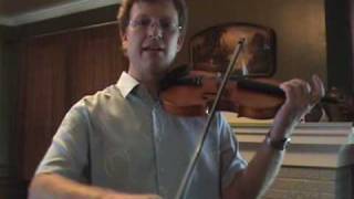 Violin Lesson Figure 8 Bowing Straight Bowing pt 3 [upl. by Demmer]