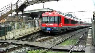 CPTM  CAF série 2100 partindo da estação Rio Grande da Serra [upl. by Carol-Jean380]