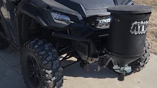 Buyers AtvUTV Spreader Custom Front mount [upl. by Wilbert459]