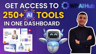 WP AI HUB REVIEW  250 AI TOOLS IN ONE DASHBOARD HONEST REVIEW amp DEMO [upl. by Ardnaed907]