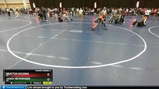 97 Lbs Champ Round 2  Jaden Neunsinger MN Vs Brayton Holding NE A77e [upl. by Ayrad]