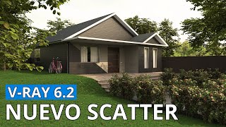 Novedades en Vray 62  Scatter con nuevas funcionalidades [upl. by Nelag]