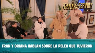 Fran y Oriana hablan sobre la fuerte pelea que tuvieron  ¿Ganar o Servir  Canal 13 [upl. by Roselane426]