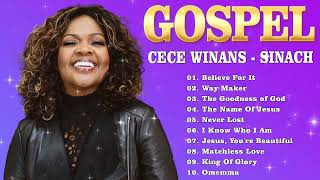 Gospel Music 2022🙏📩Greatest Black Gospel Songs🙏Old School Gospel 🙏 Cece Winans  Sinach [upl. by Teplica]