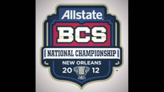 2012 BCS National Championship  ABC BCS Theme [upl. by Ledairam]