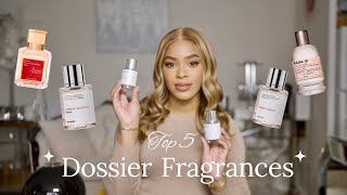 SMELL AMAZING FOR UNDER 50  TOP 5 DOSSIER FRAGRANCES  2024 [upl. by Brigham679]