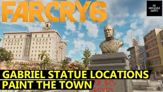 Far Cry 6 Gabriel Statue Locations  All 12  Paint The Town  Deface The Gabriel Statues [upl. by Wendelin]