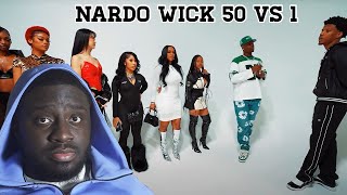 50 PEOPLE VS 1 RAPPER NARDO WICK REACTION VIDEO [upl. by Ainegul]