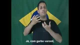 Hino da Independência Brasileira em Libras [upl. by Semmes232]