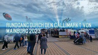 Gallimarkt Mainburg Rundgang 2023 2023 Gallimarkt Mainburg Rundgang Volksfest [upl. by Hanson]