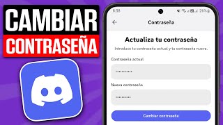 Cómo CAMBIAR la CONTRASEÑA de DISCORD 2024 Desde el Celular [upl. by Way]