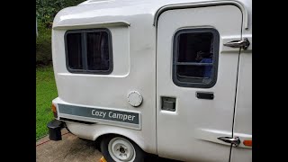 Uhaul CT13 Fiberglass Camper Walkaround [upl. by Ednew]