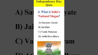 Independence Day Quiz shorts independenceday2024 gk viralvideo ytshorts [upl. by Garv]