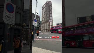 Aldgate East London in the midday ❤️ [upl. by Aneda]