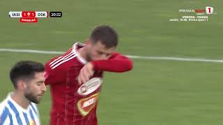 GOOOL Poli Iași  Sepsi 11 Alimi reia cu capul din plonjon spectaculos și restabilește egalitatea [upl. by Mick]