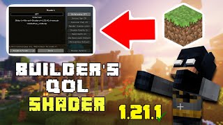 How To Install Builders QOL Shaders in Minecraft 1211 2024 [upl. by Anida323]