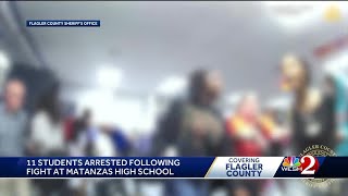 11 students arrested after brawl at Matanzas High School [upl. by Stewardson406]