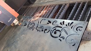 Captivating Iron Gate Design For Main Door With Luxurious Metal Door Design Makes Laser Cutting [upl. by Nalyr]