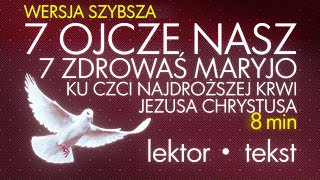 7 Ojcze Nasz i 7 Zdrowaś Maryjo ku czci Najdroższej Krwi Pana Jezusa [upl. by Awahsoj]