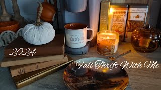 🍁NEW🍁 2024 THRIFT WITH ME FOR FALL DECOR🍁 FALL DECORATING ON A BUDGET🍁 COZY FALL DECOR🍁🍂 [upl. by Schilling]