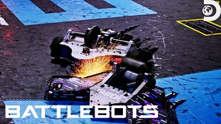 DISARMED Retrograde vs Glitch  Battlebots  Discovery [upl. by Nicolau966]