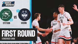 UConn vs Stetson  First Round NCAA tournament extended highlights [upl. by Refitsirhc]