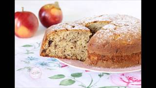 Torta di mele con banane e cioccolato  Soffice morbida e deliziosa [upl. by Ressler]