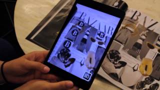 Augmented Reality lets you shop Harper Bazaars looks right off the page [upl. by Asyla]