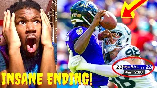 NECK amp NECK LAST 2 MINUTES HUGE UPSET RAIDERS VS RAVENS HIGHLIGHTS REACTION 2024 WEEK 2 [upl. by Woodhouse]