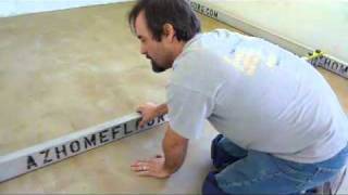 Concrete Too UnLevel For Wood Flooring Expert Concrete Leveling  Phoenix Hardwood Installer [upl. by Ahsinyar]