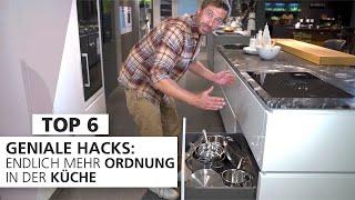 Mit diesen 6️⃣ Hacks kannst du deine Küche organisieren und Ordnung halten  INTERIYEAH [upl. by Notyarb648]